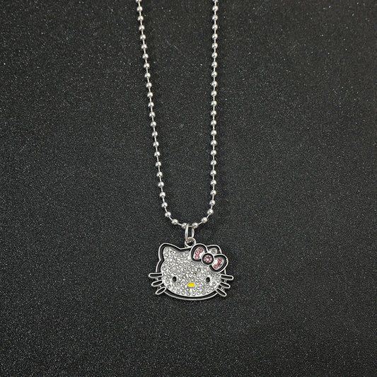 KC Black Diamond Kawaii Necklace